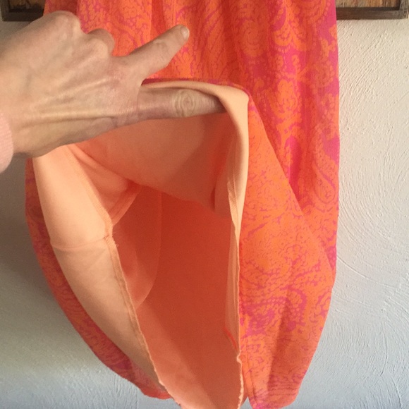 ARDEN B PINK FLORAL HALTER MIDI DRESS USA M - Picture 7 of 8